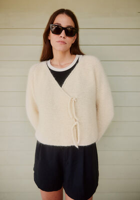 GILET RAGLAN Ecopuno & Silkhair de Lana Grossa