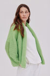 Lana Grossa CARDIGAN AVEC UN COL CHÂLE TOPDOWN Silkhair