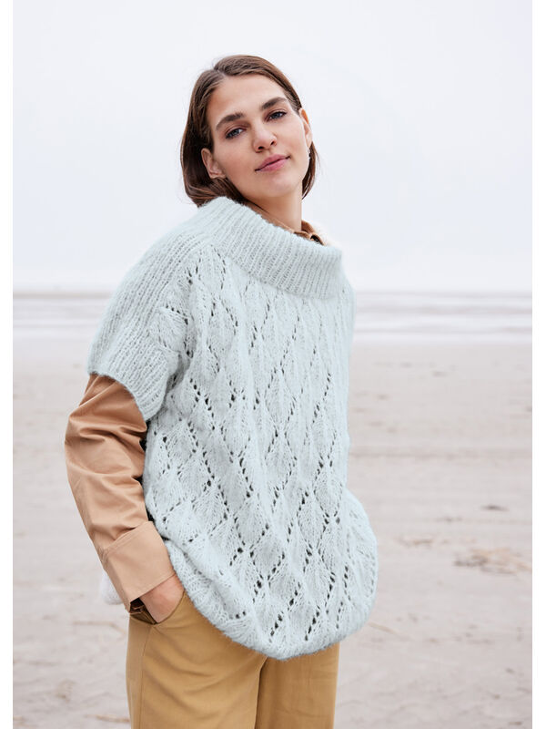 Lana Grossa PULL À MANCHES COURTES Alpaca Air