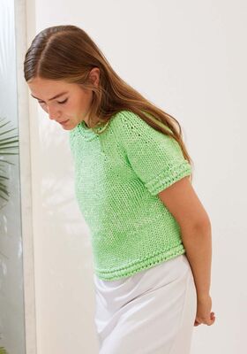 PULL À MANCHES COURTES Gelato Vintage de Lana Grossa