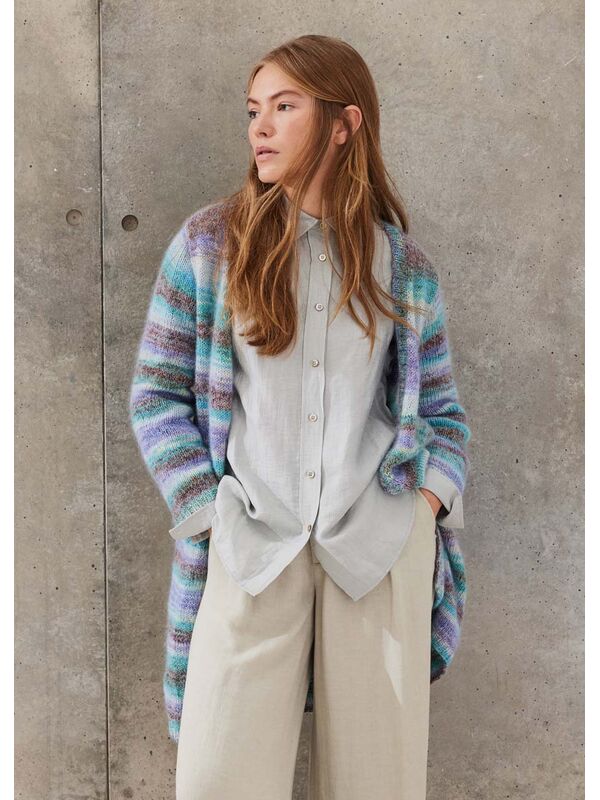 Lana Grossa GILET LONG Gianna & Silkhair
