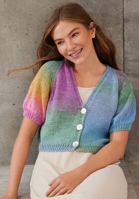GILET RAGLAN Cotonella de Lana Grossa