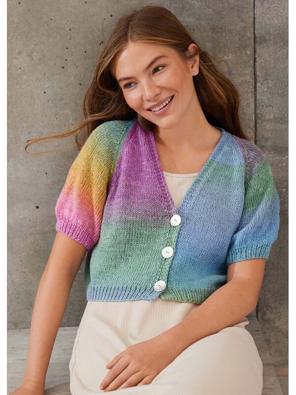 Lana Grossa GILET RAGLAN Cotonella