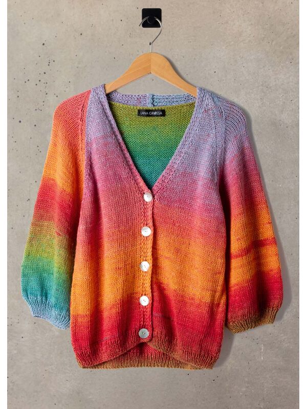 Lana Grossa GILET RAGLAN Cotonella