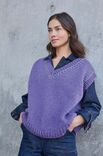 Lana Grossa PULL SANS MANCHES EN V Winter Softness