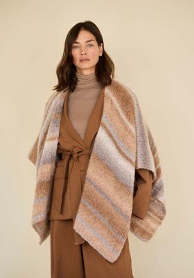 PONCHO Gigante de Lana Grossa