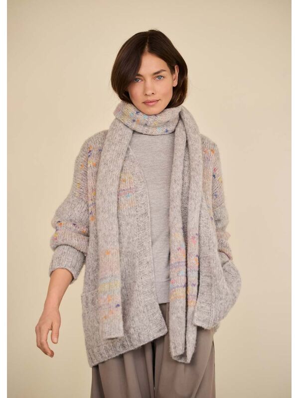 Lana Grossa ÉCHARPE Alpaca Air II & Cassata