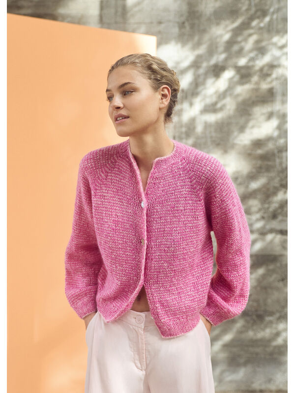 Lana Grossa VESTE À MOTIF RAYÉ Setasuri