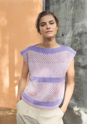 PULL SANS MANCHES Bottoni & Setasuri de Lana Grossa