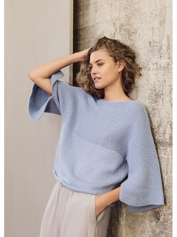Lana Grossa PULL À MANCHES FENTES Summer Softness