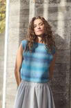 Lana Grossa PULL SANS MANCHES Corallo