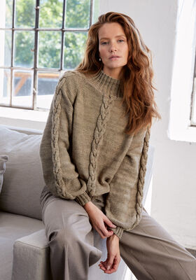 PULL TOP-DOWN HANNAH I Cool Wool Big Vintage  de Lana Grossa