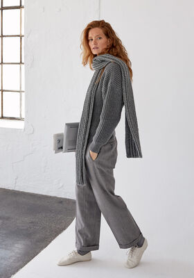 ÉCHARPE Cool Wool Superbig Mélange de Lana Grossa