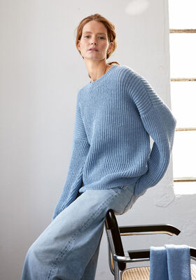 PULL MARTA III Cool Wool Mélange de Lana Grossa