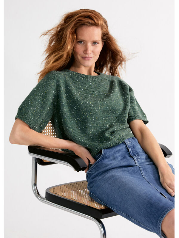 Lana Grossa SHIRT HEDDA IV TOP-DOWN Cool Wool Dots