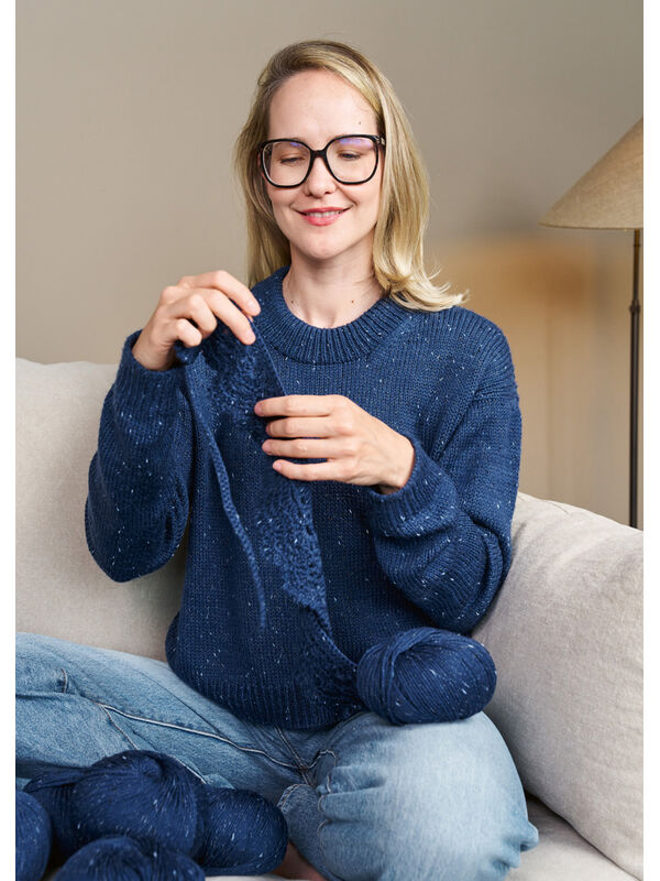 Lana Grossa PULL sinchens II Cool Wool Big Dots