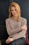 Lana Grossa PULL EN MOTIF TORSADÉ Cool Wool