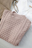 Lana Grossa PULL EN MOTIF TORSADÉ Cool Wool