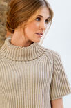 Lana Grossa PULL CÔTELÉ Cool Wool Melange