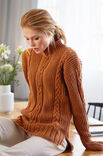 Lana Grossa PULL EN MOTIF TORSADÉ Cool Wool Big Melange