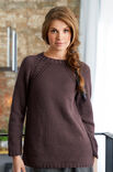Lana Grossa PULL RAGLAN AVEC UNE TORSADE Cool Wool Big