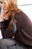 Lana Grossa PULL RAGLAN AVEC UNE TORSADE Cool Wool Big