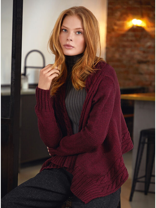 Lana Grossa GILET Cool Wool Big Melange