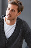 Lana Grossa GILET RAGLAN HOMME Cool Wool Big