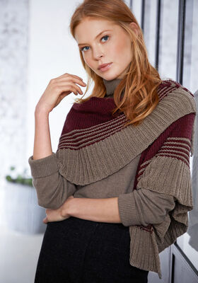 CHÂLE Cool Wool Big Mélange de Lana Grossa