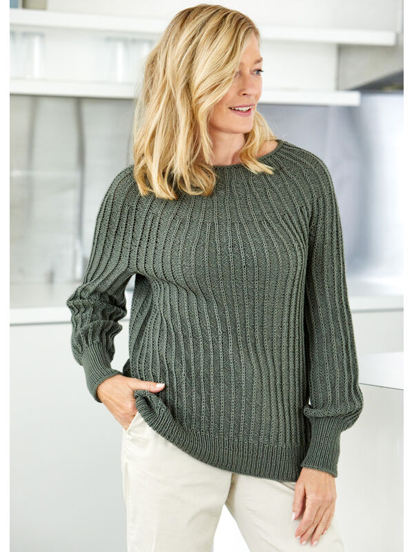 Lana Grossa PULL AVEC UNE PATTE RONDE Cool Wool