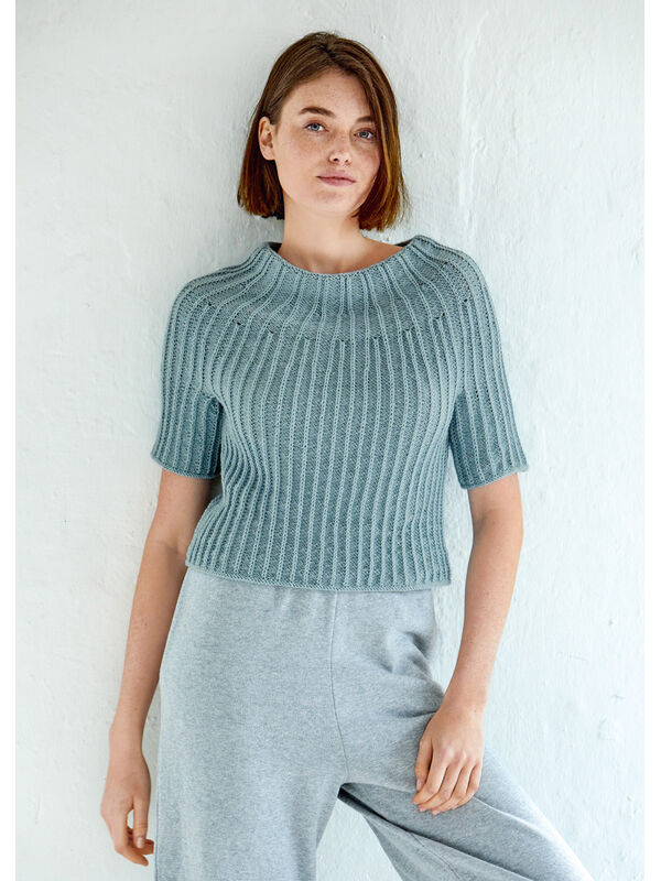 Lana Grossa PULL AVEC UNE PATTE RONDE Cool Wool