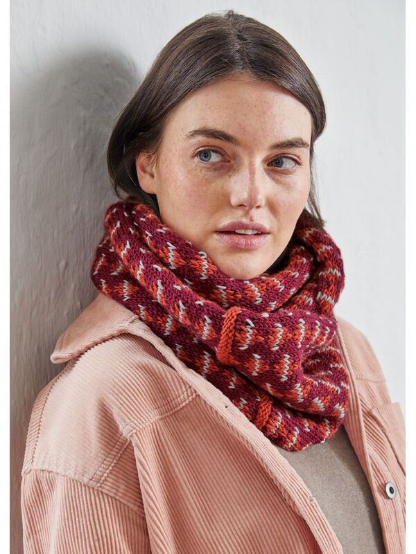 Lana Grossa DOUBLE ÉCHARPE TUBE Cool Wool Big