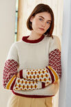Lana Grossa PULL AVEC DES MANCHES JACQUARD Bingo