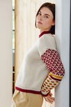 Lana Grossa PULL AVEC DES MANCHES JACQUARD Bingo
