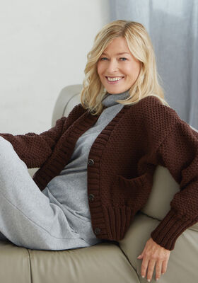 GILET COURT Merino Uno de Lana Grossa