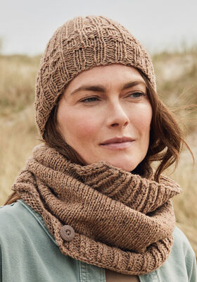 BONNET Landlust Soft Tweed 180 & Cool Wool Lace de Lana Grossa