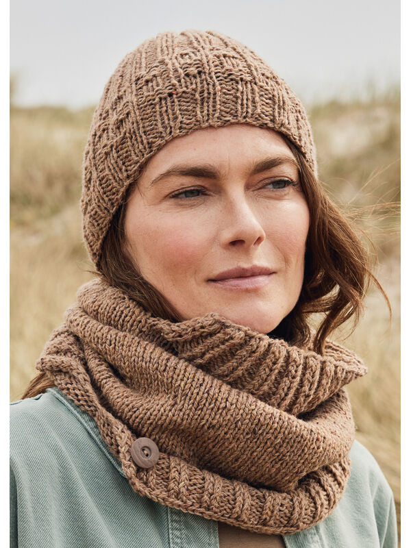 Lana Grossa BONNET Landlust Soft Tweed 180 & Cool Wool Lace