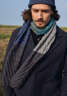 ÉCHARPE HOMME Cool Wool Vintage de Lana Grossa