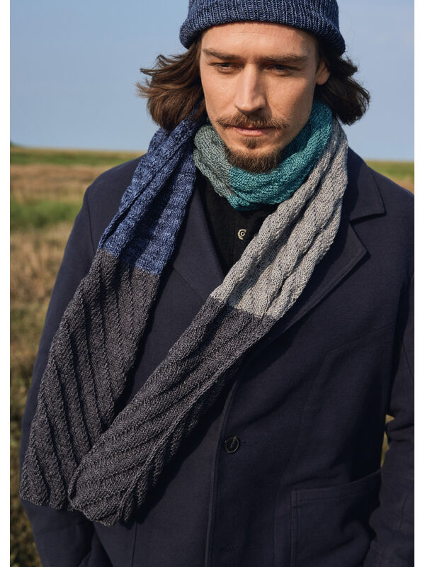 Lana Grossa ÉCHARPE HOMME Cool Wool Vintage