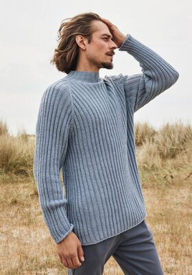 PULL HOMME RAGLAN Merino Uno de Lana Grossa