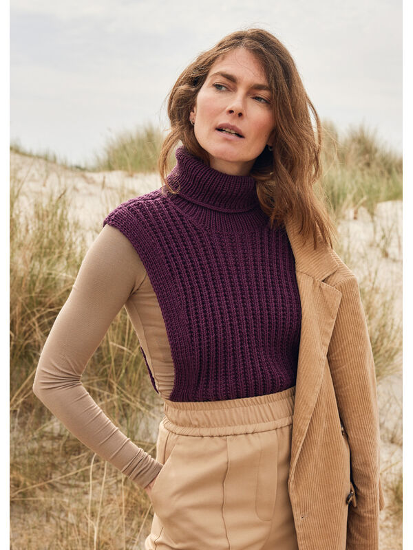 Lana Grossa PLASTRON COL ROULÉ Cool Wool Big