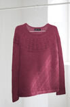 Lana Grossa PULL AVEC UN EMPIÈCEMENT ROND Merino Uno