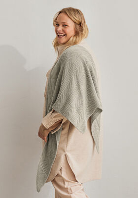 CHÂLE Cool Wool Seta de Lana Grossa
