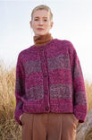 Lana Grossa GILET À BLOCS DE RAYURES Cool Wool Vintage & Silkhair