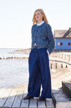 Lana Grossa GILET EN FAUSSES CÔTES ANGLAISES Cool Wool Print