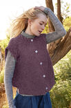 Lana Grossa GILET EN FAUSSES CÔTES ANGLAISES Cool Wool Vintage