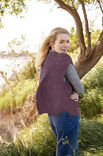 Lana Grossa GILET EN FAUSSES CÔTES ANGLAISES Cool Wool Vintage