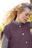 Lana Grossa GILET EN FAUSSES CÔTES ANGLAISES Cool Wool Vintage