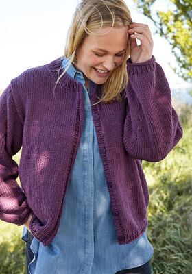GILET SURDIMENSIONNÉE TOP-DOWN Cool Wool Superbig de Lana Grossa