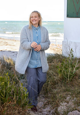 GILET Cool Wool Lace & Silkhair de Lana Grossa